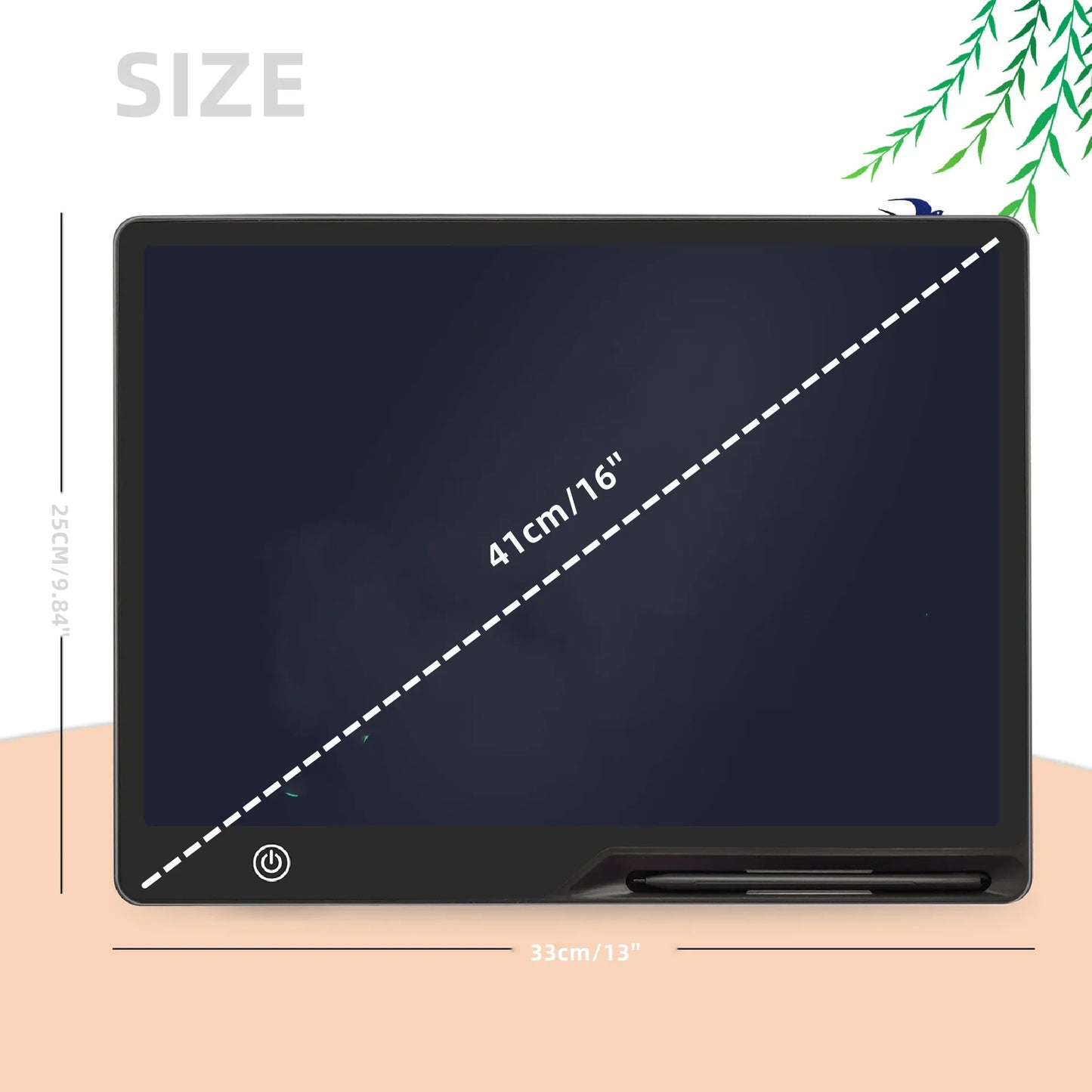 Large Doodle Pad for Kids – 16" - Black