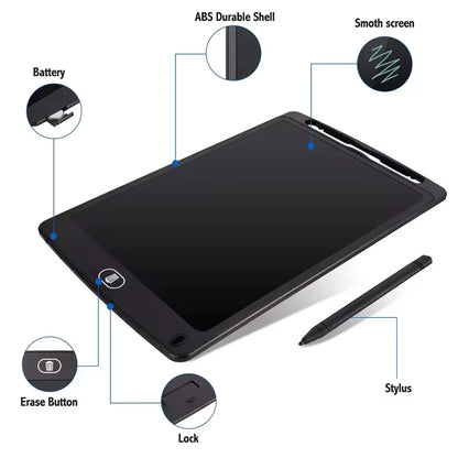 Doodle Pad for Toddlers –  8.5" - Black