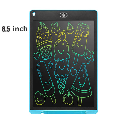 Light blue doodle board for kids, 8.5 inch