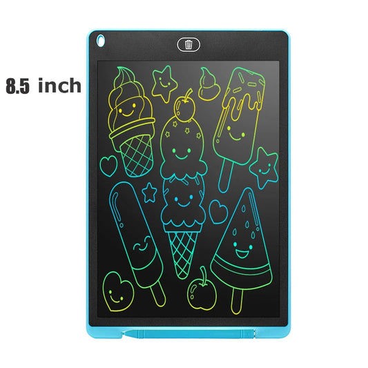 Light blue doodle board for kids, 8.5 inch