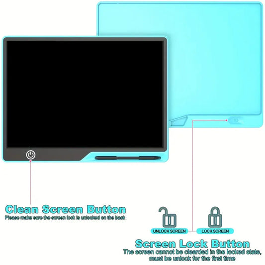 LCD Doodle Pad – 16" - Pastel Blue