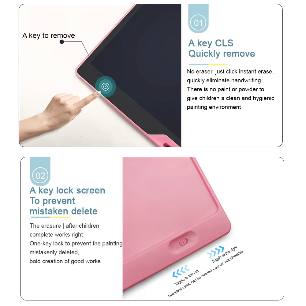 Doodle Pad for Kids – 16" - Pink