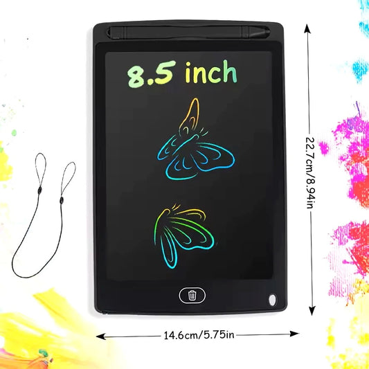 Black LCD doodle pad, 8.5 inch writing board